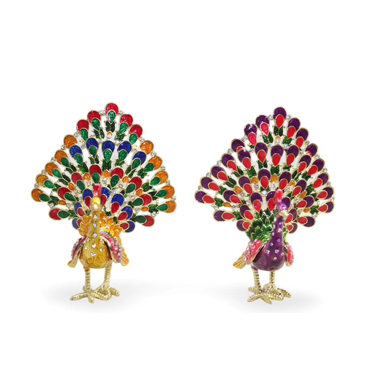 Swaroski Taşlı Renkli Tavuskuşu Biblo Figürler: Ev Ofis Dekorasyonu İçin Göz Alıcı Süsler Swaroski Taşlı Renkli Tavuskuşu Biblo Figürler: Ev Ofis Dekorasyonu İçin Göz Alıcı Süsler