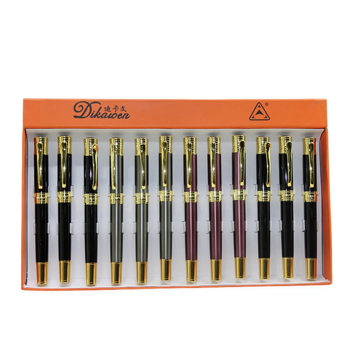 Dikawen Lüks Metal Tükenmez Kalem | Zarif Altın Detaylı Ofis ve Hediye Kalemi Dikawen Lüks Metal Tükenmez Kalem | Zarif Altın Detaylı Ofis ve Hediye Kalemi