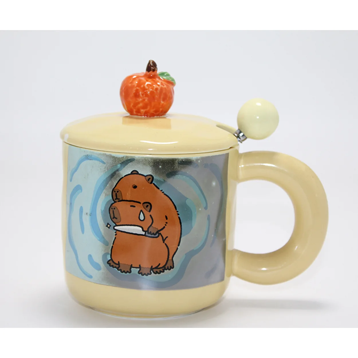 Eğlenceli 3D Kapibara Capybara Tasarımlı Porselen Kupa Bardak: Sevimli ve Özgün Hediye Seçeneği Eğlenceli 3D Kapibara Capybara Tasarımlı Porselen Kupa Bardak: Sevimli ve Özgün Hediye Seçeneği