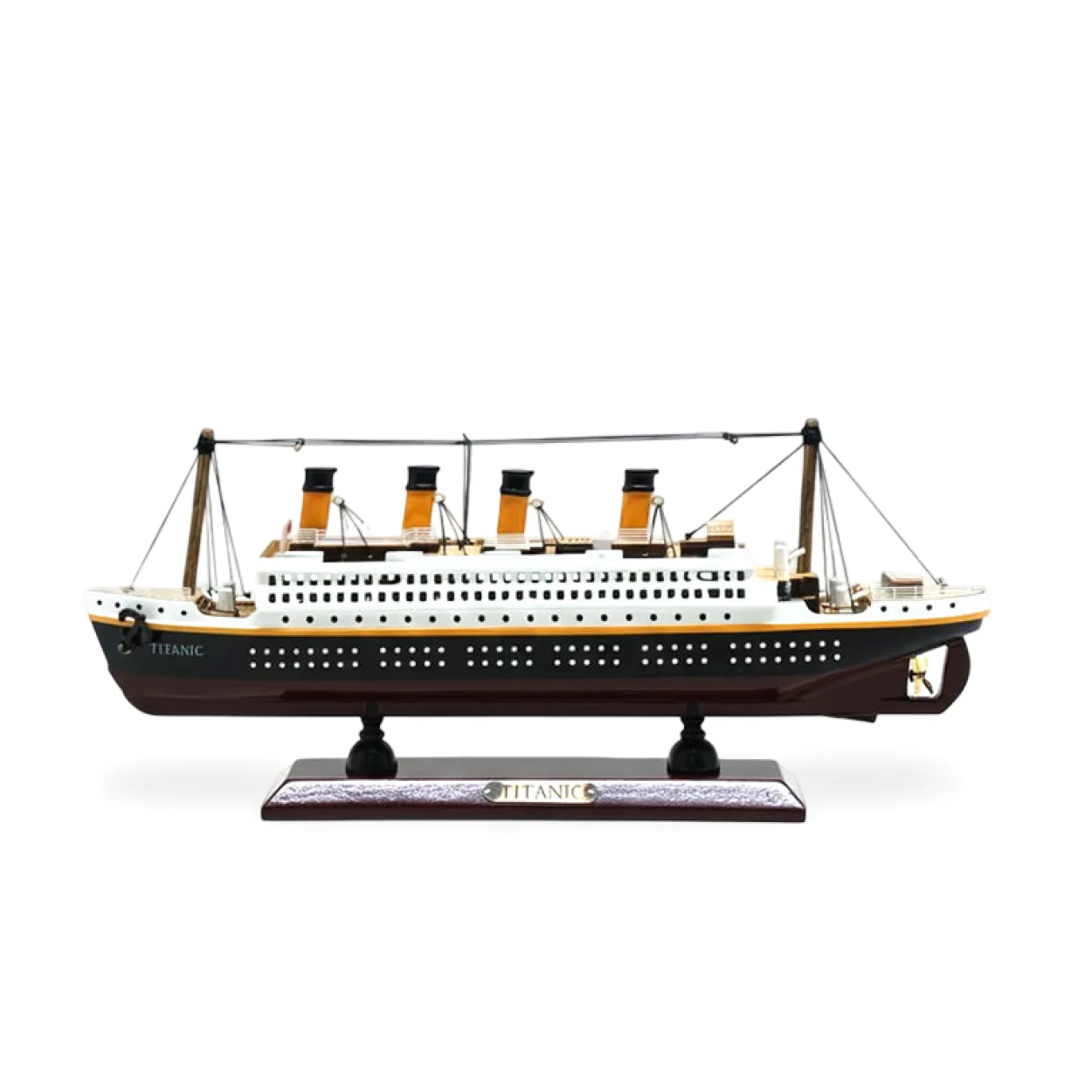 Özel Tasarım Işıklı Ahşap Titanik Gemi Modeli Biblo 35x45 cm - Koleksiyonluk Deniz Aracı Figürü Özel Tasarım Işıklı Ahşap Titanik Gemi Modeli Biblo 35x45 cm - Koleksiyonluk Deniz Aracı Figürü