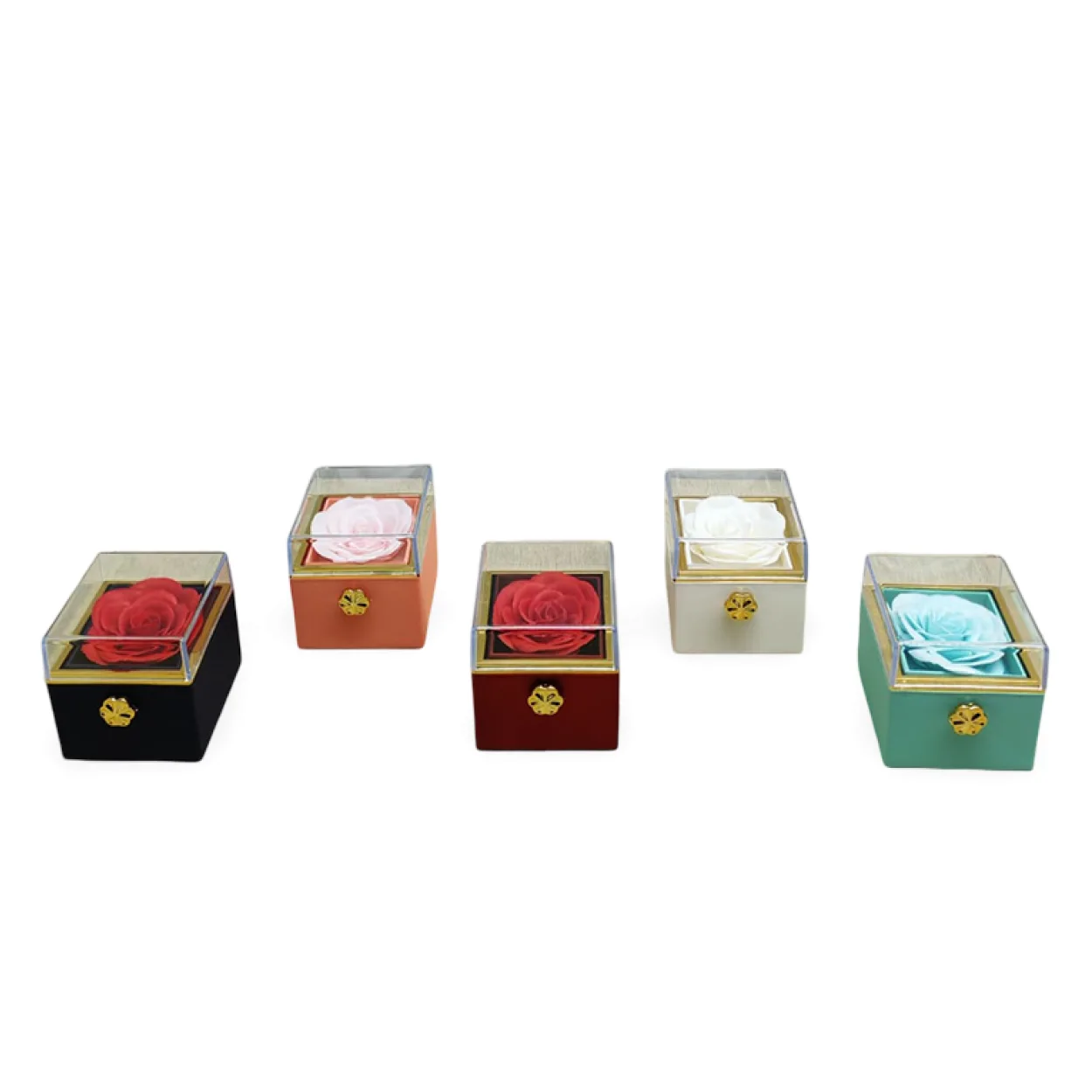 Romantik Kare Gül Yüzük Kutusu - Sevdiklerinize Özel Zarif Takı Saklama Objesi Romantik Kare Gül Yüzük Kutusu - Sevdiklerinize Özel Zarif Takı Saklama Objesi