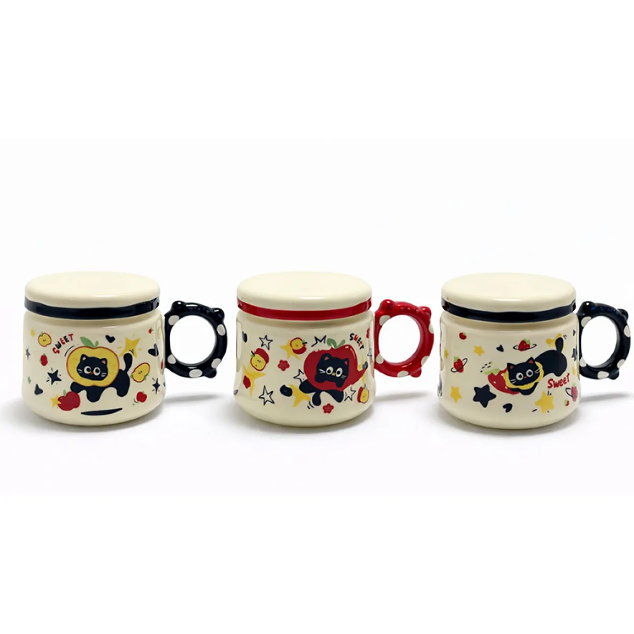 Sevimli 3D Kedi Figürlü Kapaklı Seramik Kupa Bardak – İçecek Keyfinize Eğlence Katın Sevimli 3D Kedi Figürlü Kapaklı Seramik Kupa Bardak – İçecek Keyfinize Eğlence Katın