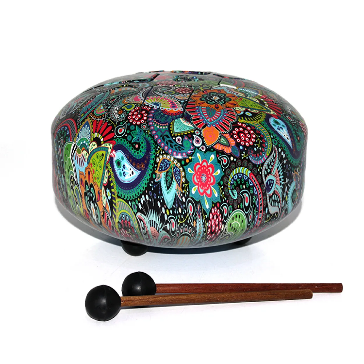 Etnik Desenli Tongue Drum Meditasyon Çanı ve Ses Terapisi