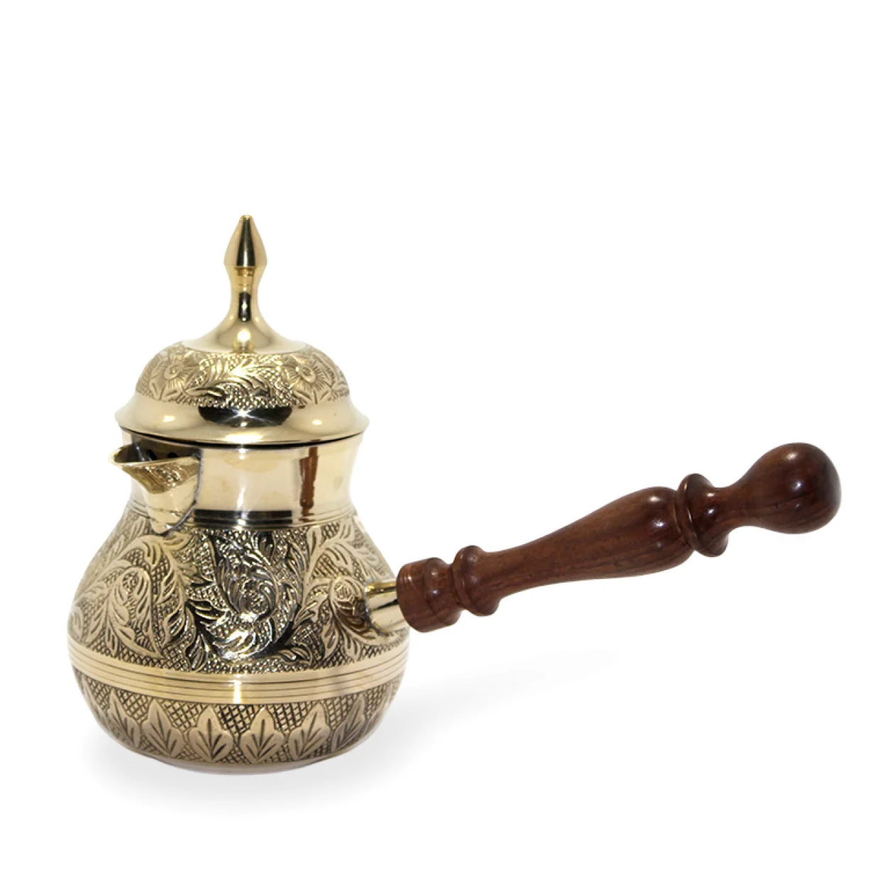 Geleneksel El Yapımı 6.5 İnç Pirinç Cezve - Otantik Türk Kahvesi Deneyimi, Estetik Motifler Geleneksel El Yapımı 6.5 İnç Pirinç Cezve - Otantik Türk Kahvesi Deneyimi, Estetik Motifler