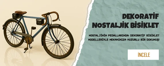 Dekoratif Bisiklet Masa Üstü Süsler