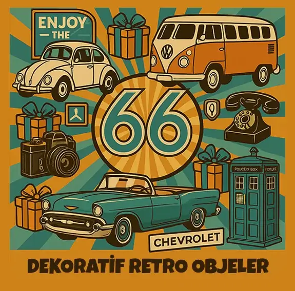 Dekoratif Retro Hediyeler İndirimli Fiyatlarla